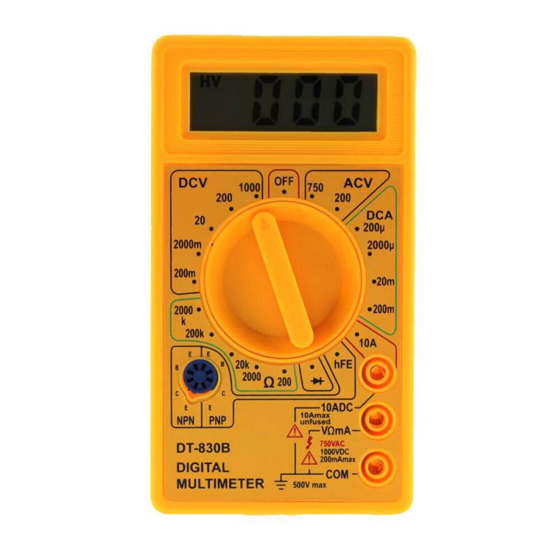 Mini Dt B Lcd Digital Multimeter Voltmeter Ammeter Ac Dc Voltage Ohm