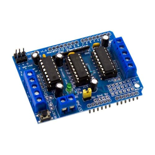 Alternative view of L293D Motor Drive Expansion Shield Board Module/H BRIDGE For Arduino