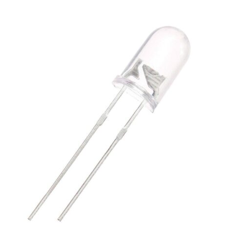 Alternative view of Infrared Receiver(IR) Led Transmitter Pair diode 5mm