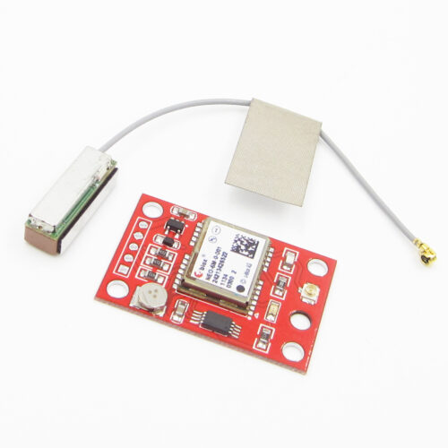 Alternative view of Gps module Red Ublox Neo Arduino