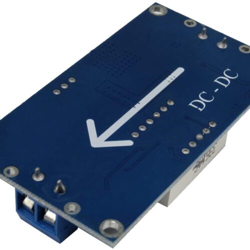 Alternative view of Step Down Buck DC to DC LM2596 Converter Module + Voltmeter