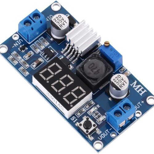 Step Down Buck DC to DC LM2596 Converter Module + Voltmeter