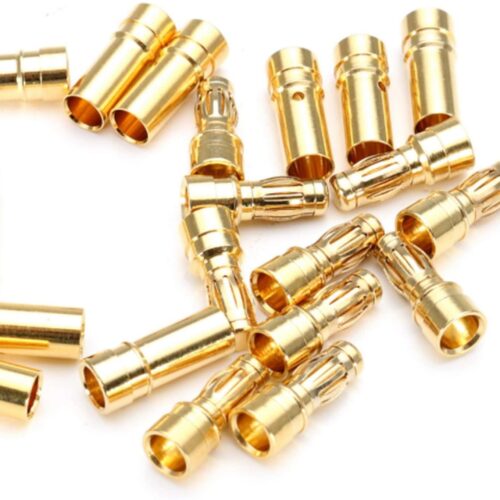 Alternative view of Gold Bullet Connectors 3.5mm (3 pairs)