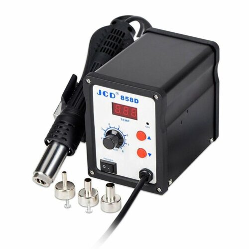 Alternative view of 858D Hot Air Soldering Station withDisplay