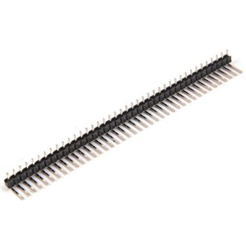 Alternative view of 40pin 2.54mm Header Pin male Right angle Black