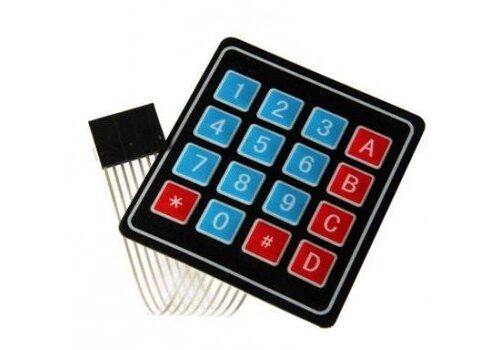 Alternative view of Keypad 4X4 Membrane
