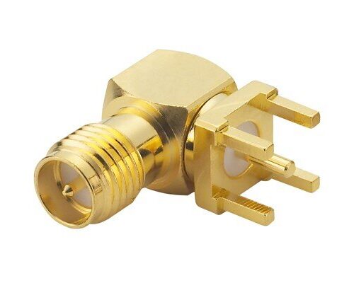 SMA CONNECTOR PCB MOUNT MALE RIGHT ANGLE