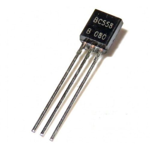 Alternative view of BC 558 PNP TRANSISTOR