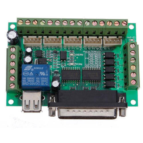 5 Axis CNC Interface Adapter Breakout Board For Stepper Motor Driver ...