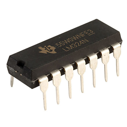 Alternative view of LM324 Low Power Opamp IC