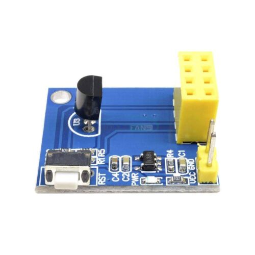 Alternative view of ESP8266 ESP-01 ESP-01S DS18B20 Temperature Humidity Sensor