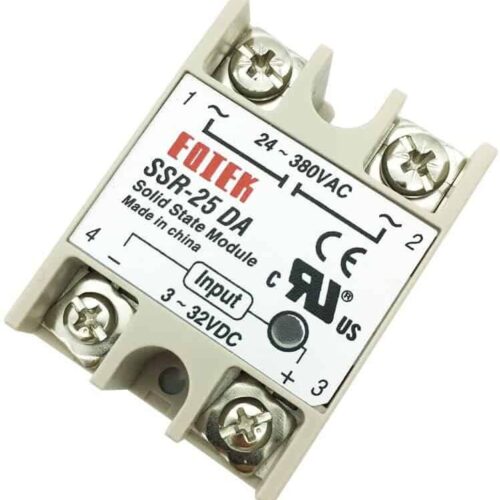 Alternative view of AC/DC 25A Relay Solid State