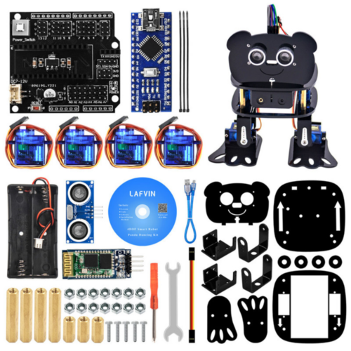 Alternative view of LAFVIN Panda Robot DIY 4-DOF Kit Programmable