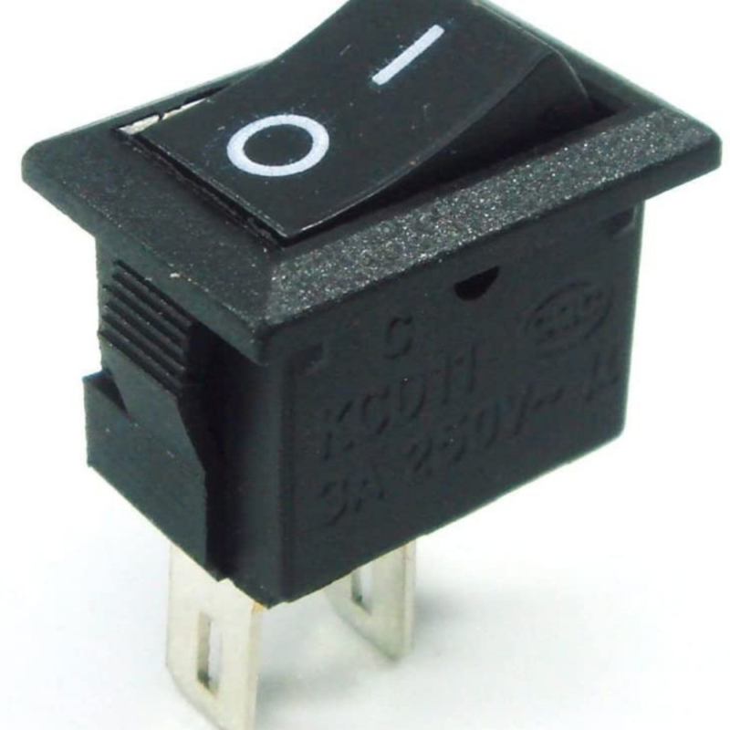 On/Off Switch DC Black Rocker – Ktechnics Systems