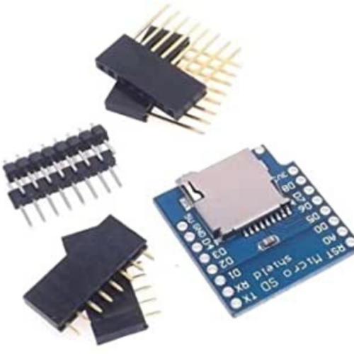 Alternative view of Smart Electronics Micro SD Shield for D1 mini TF module