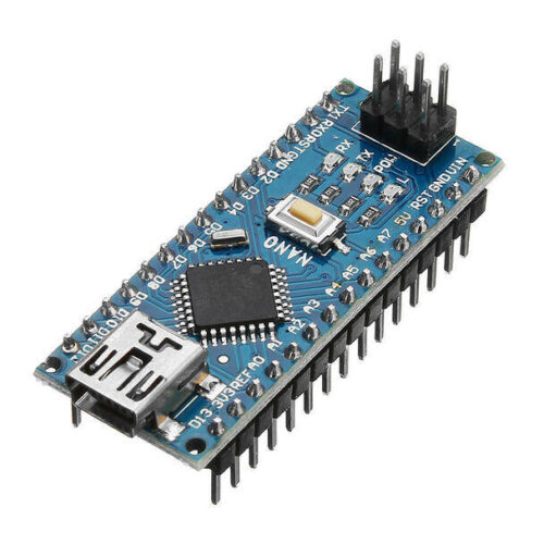 Alternative view of Arduino Nano Atmega328 board 5v 3.3v + Cable Usb Mini