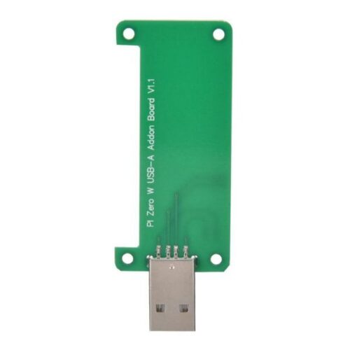 Alternative view of Raspberry Pi Zero W board With mini-HDMI,