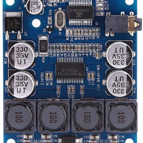 Alternative view of TPA3118 Dual Board Bluetooth Audio Receiver