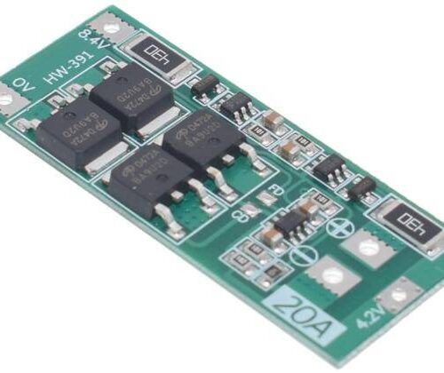 2S 20A BMS Lithium Battery Charger With Cell Balancing