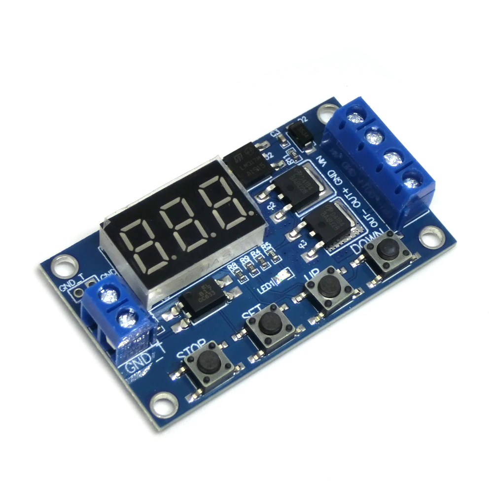 Double MOS digital DC 12V 24V, Time Delaying Relays, Cycle Trigger,  Delaying Timer, Printed Circuit, Synchronization Control Mod - AliExpress