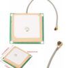 25*25*8mm 28db High Gain Ceramic Active GPS Antenna 5cm Length